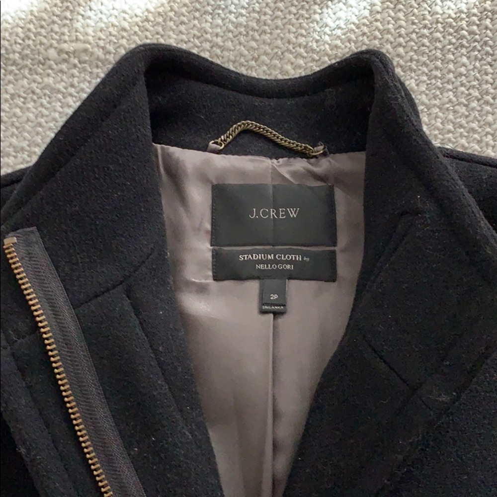 J. Crew Cocoon Coat Italian Stadium Cloth Wool